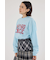 embroidery collegeロング Tシャツ