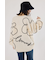 Embroideryラインロゴニットトップス