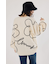 Embroideryラインロゴニットトップス