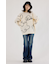 Embroideryラインロゴニットトップス