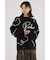 Embroideryラインロゴニットトップス