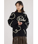 Embroideryラインロゴニットトップス
