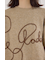 Embroideryラインロゴニットトップス