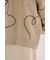 Embroideryラインロゴニットトップス
