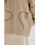Embroideryラインロゴニットトップス
