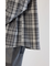 ボンディングフーデッドチェックシャツ