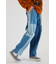 パッチワークバレルデニムパンツ