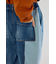 パッチワークバレルデニムパンツ