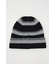 ボーダーモヘアニットビーニー