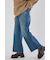 HIP EMB LOOSE DENIM