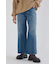 HIP EMB LOOSE DENIM