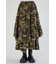 CAMOランダムティアードスカート