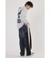 【UNISEX】カスタムトラック デニムパンツ