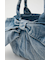 リボンデニムミニトート
