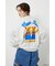 【UNISEX】(wiggle wiggle)モチーフスウェットトップス