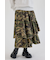 CAMOランダムティアードスカート