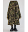 CAMOランダムティアードスカート
