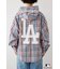 (MLB)フードチェックシャツ