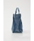 ＜WEB先行アイテム＞DENIMスクエア2WAYトート