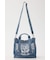 ＜WEB先行アイテム＞DENIMスクエア2WAYトート