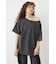 ＜WEB先行アイテム＞ピグメントルーズオフショルTシャツ