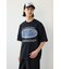 エンボスデニムロゴTシャツ