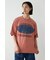 エンボスデニムロゴTシャツ