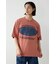 エンボスデニムロゴTシャツ