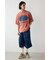 エンボスデニムロゴTシャツ