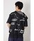 ノースリーブラクガキニットZIPパーカー