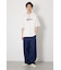 &ロゴフードTシャツ