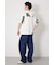 &ロゴフードTシャツ