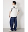 &ロゴフードTシャツ