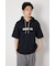 &ロゴフードTシャツ