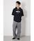 &ロゴフードTシャツ