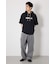&ロゴフードTシャツ