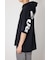 &ロゴフードTシャツ