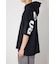 &ロゴフードTシャツ
