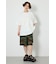 【UNISEX】クレヨンタッチ同色発泡プリントTシャツ