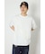 【UNISEX】クレヨンタッチ同色発泡プリントTシャツ