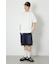 【UNISEX】クレヨンタッチ同色発泡プリントTシャツ