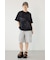 【UNISEX】クレヨンタッチ同色発泡プリントTシャツ