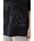 【UNISEX】クレヨンタッチ同色発泡プリントTシャツ
