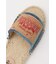 DENIM JUTE SANDAL