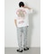 ARTフラワーTシャツ