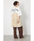 バックティアードコンビチュニックワンピース