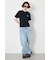 ビーチ柄Tシャツ