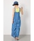 Thickness DENIMギャザーサロペット
