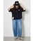 ロゴワイドカットトップス
