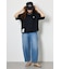 ロゴワイドカットトップス